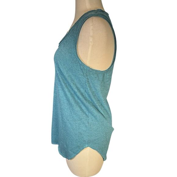 Lanston Racer Back Tank Top Size Medium Light Blue Active Runner Light Weight - Picture 4 of 8